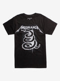 Metallica Black Album Art T-Shirt | Trending Graphic Tee For Fans