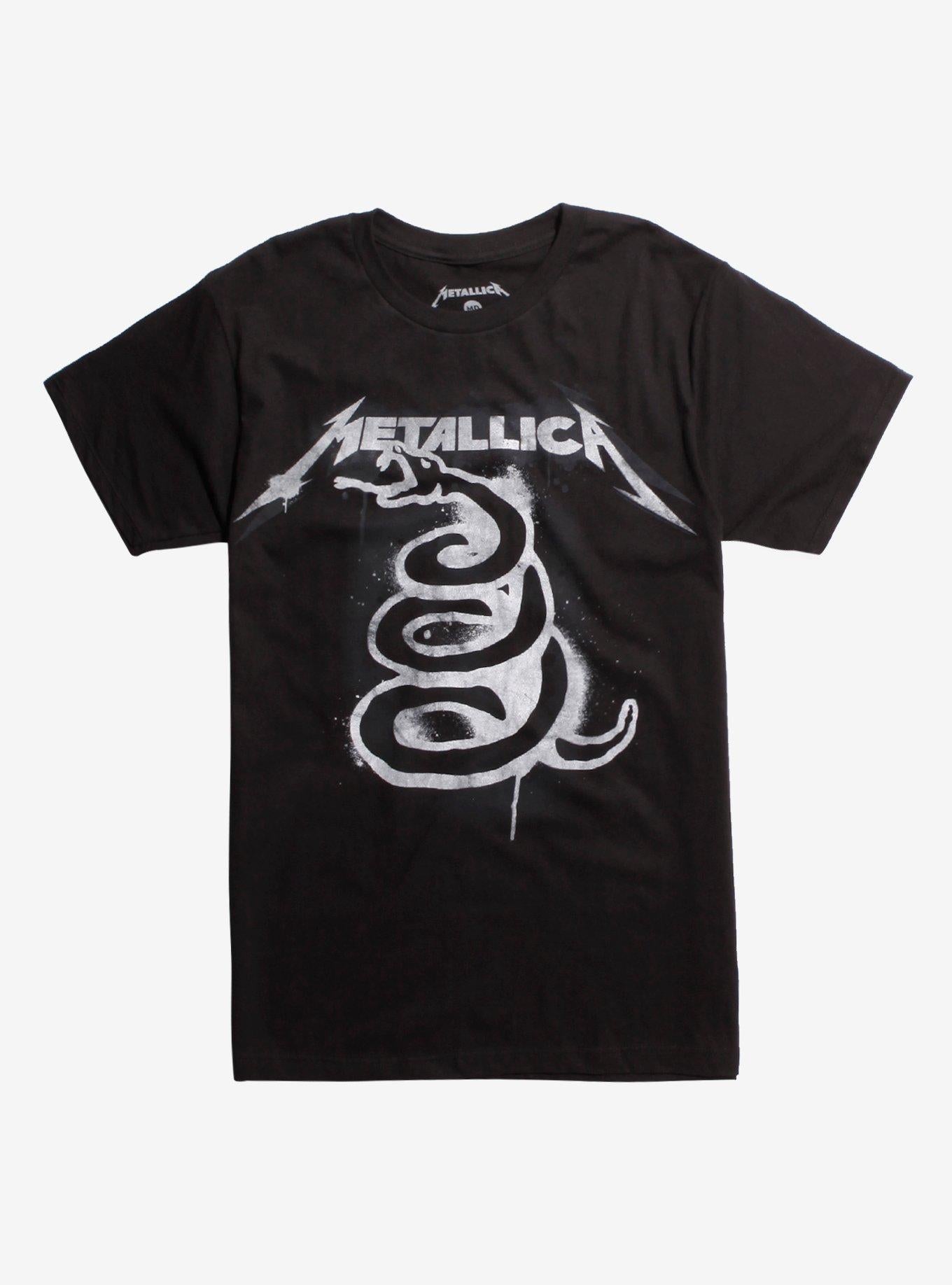 Metallica Black Album Art T-Shirt | Trending Graphic Tee For Fans