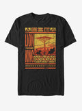 Disney The Lion King Savannah Landscape Logo T-Shirt | Trending Graphic Tee For Fans