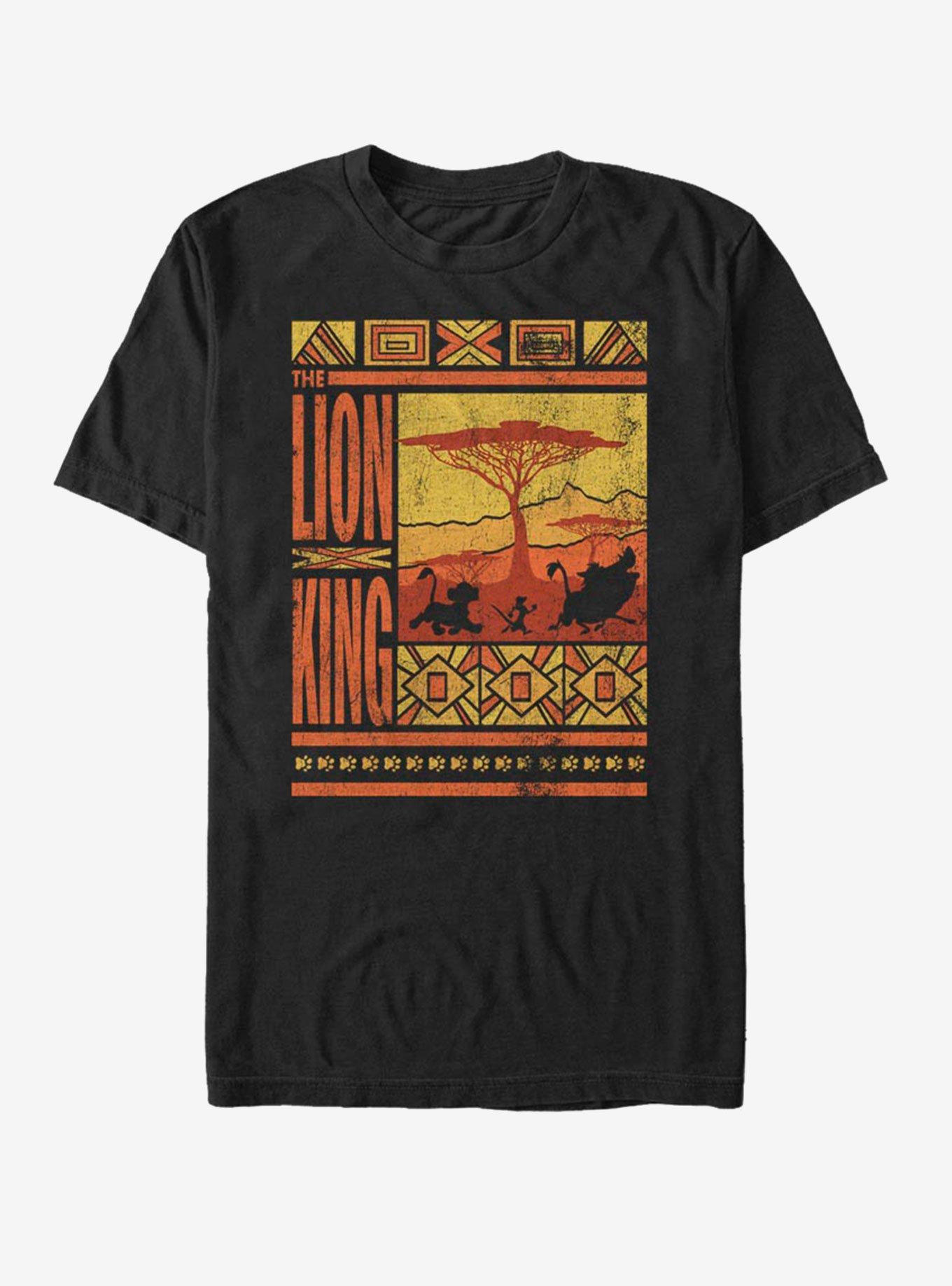 Disney The Lion King Savannah Landscape Logo T-Shirt | Trending Graphic Tee For Fans