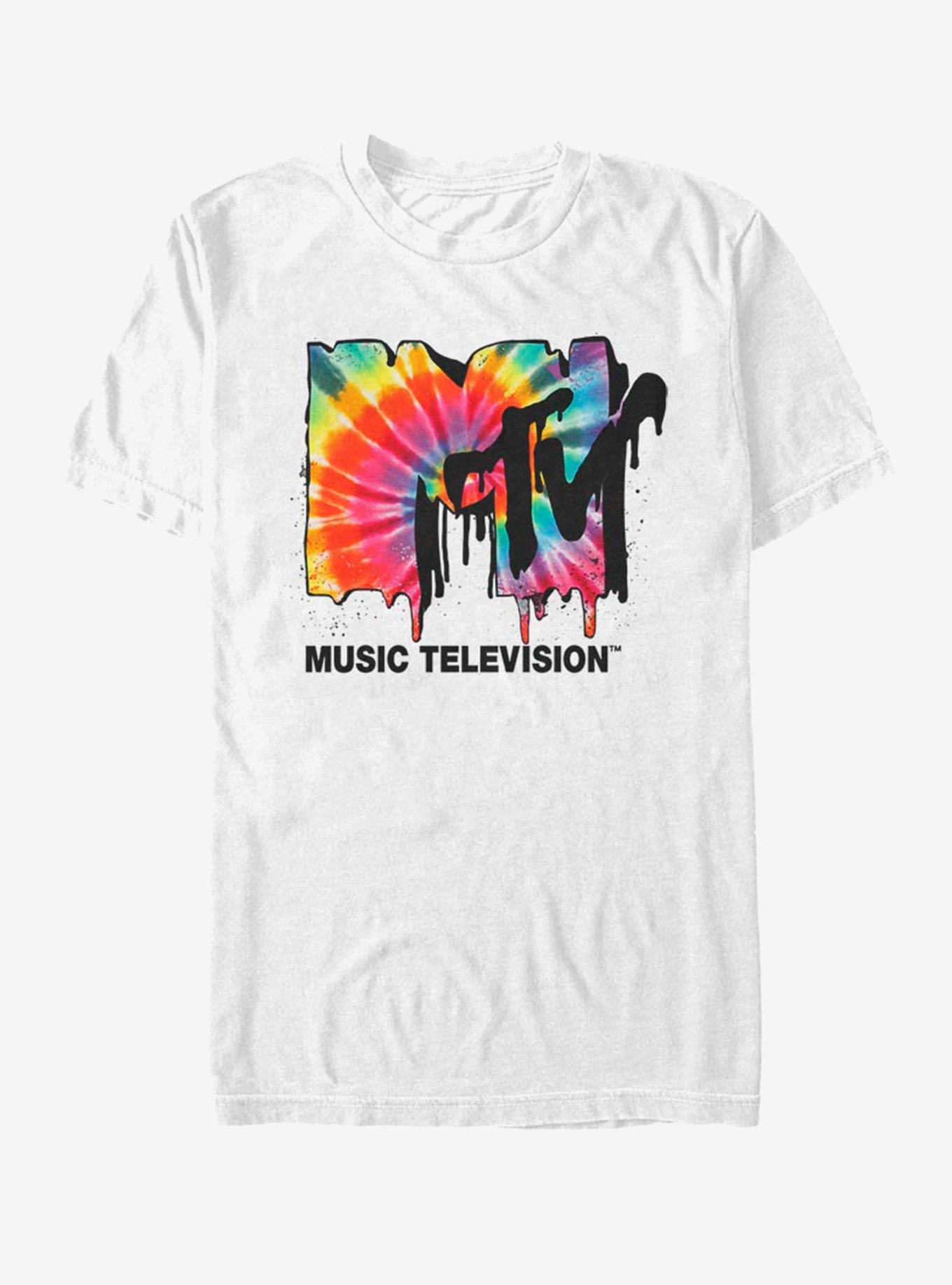 MTV Melted Tie-Dye Logo T-Shirt | Trending Graphic Tee For Fans