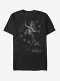 Disney Ariel Grayscale T-Shirt | Trending Graphic Tee For Fans
