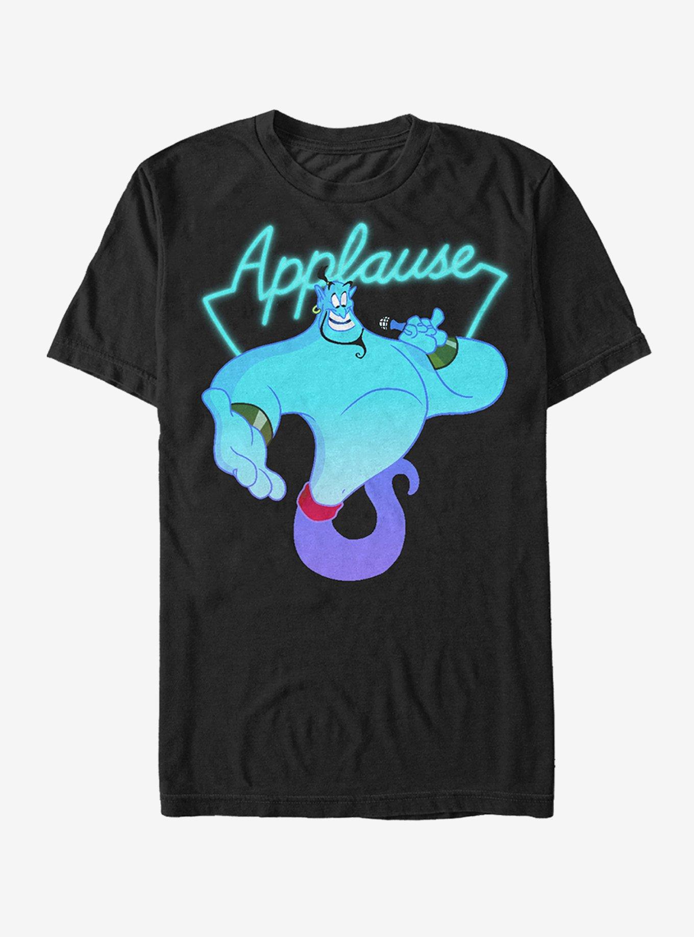 Disney Aladdin Genie Applause T-Shirt | Trending Graphic Tee For Fans