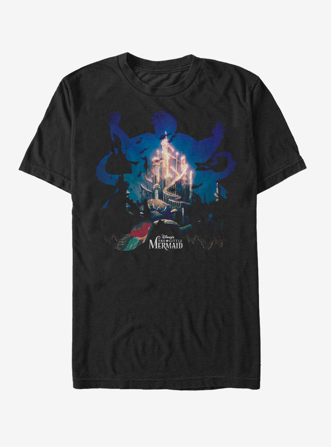 Disney The Little Mermaid Ursula Silhouette T-Shirt | Trending Graphic Tee For Fans