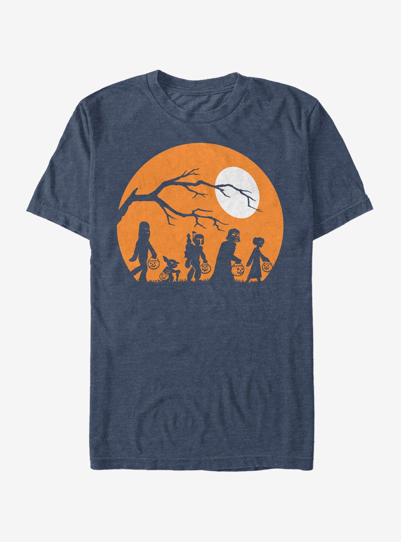 Star Wars Halloween Characters Trick or Treat T-Shirt | Trending Graphic Tee For Fans