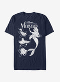 Disney The Little Mermaid Ariel And Friends T-Shirt | Trending Graphic Tee For Fans