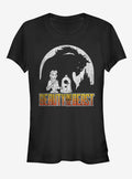 Disney Beauty And The Beast Beast's Shadow Girls T-Shirt | Trending Graphic Tee For Fans