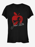 Disney Snow White And The Seven Dwarfs Silhouette Girls T-Shirt | Trending Graphic Tee For Fans