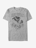 Disney Beauty And The Beast Sketched Grey-scale T-Shirt | Trending Graphic Tee For Fans