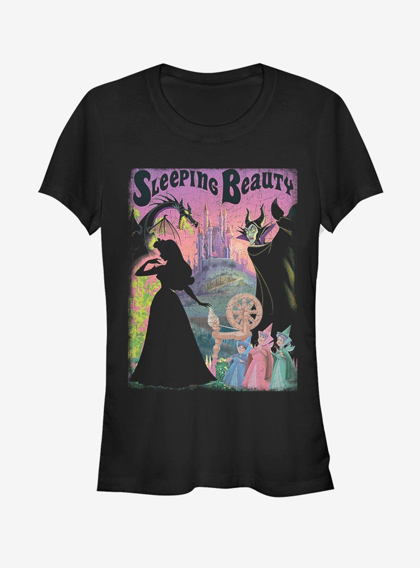 Disney Sleeping Beauty Poster Girls T-Shirt | Trending Graphic Tee For Fans