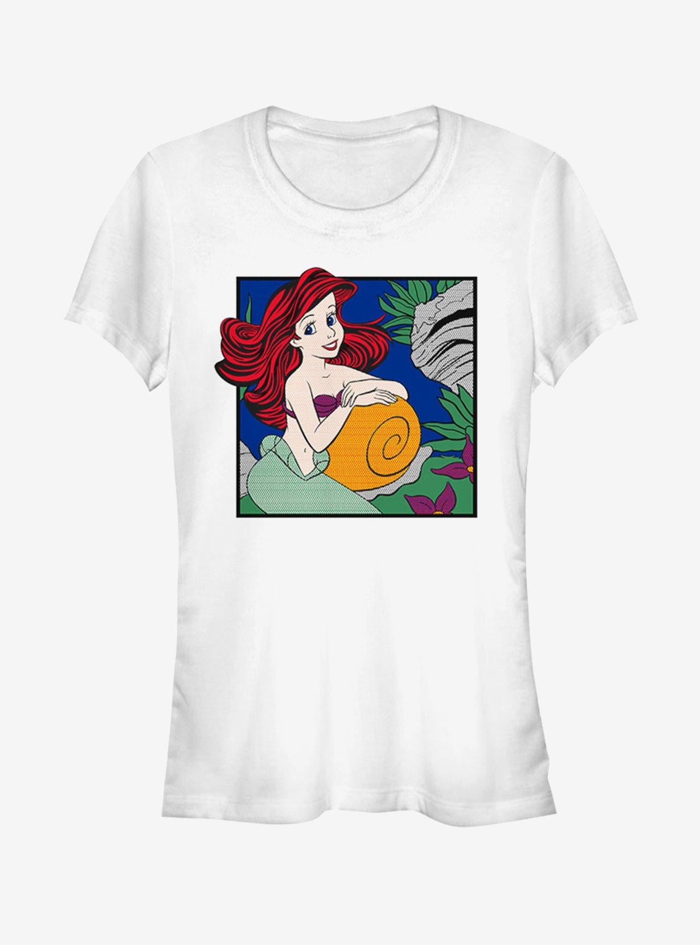 Disney The Little Mermaid Comic Ariel Girls T-Shirt | Trending Graphic Tee For Fans