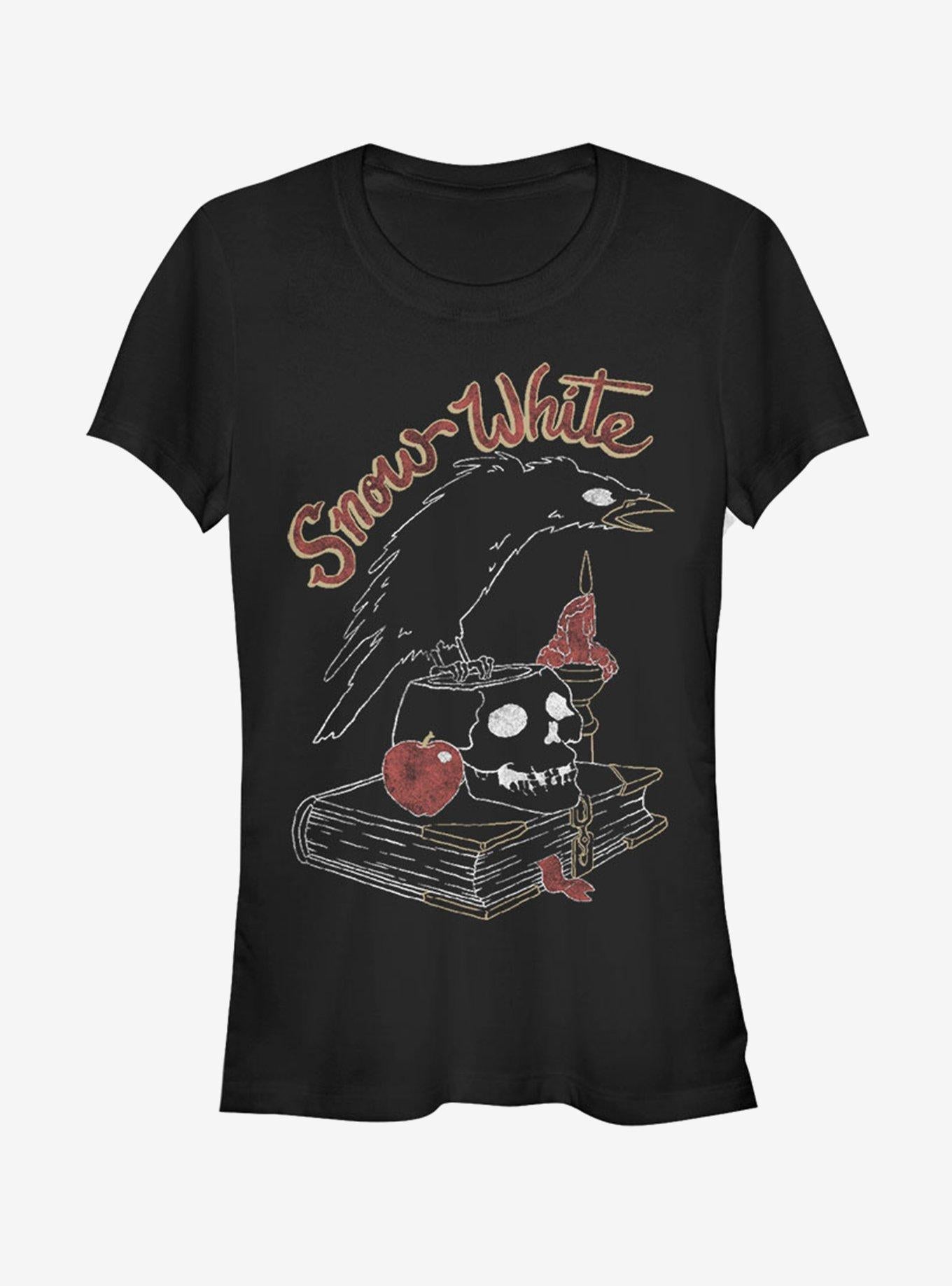 Disney Snow White And The Seven Dwarfs Evil Queen's Pet Raven Girls T-Shirt | Trending Graphic Tee For Fans