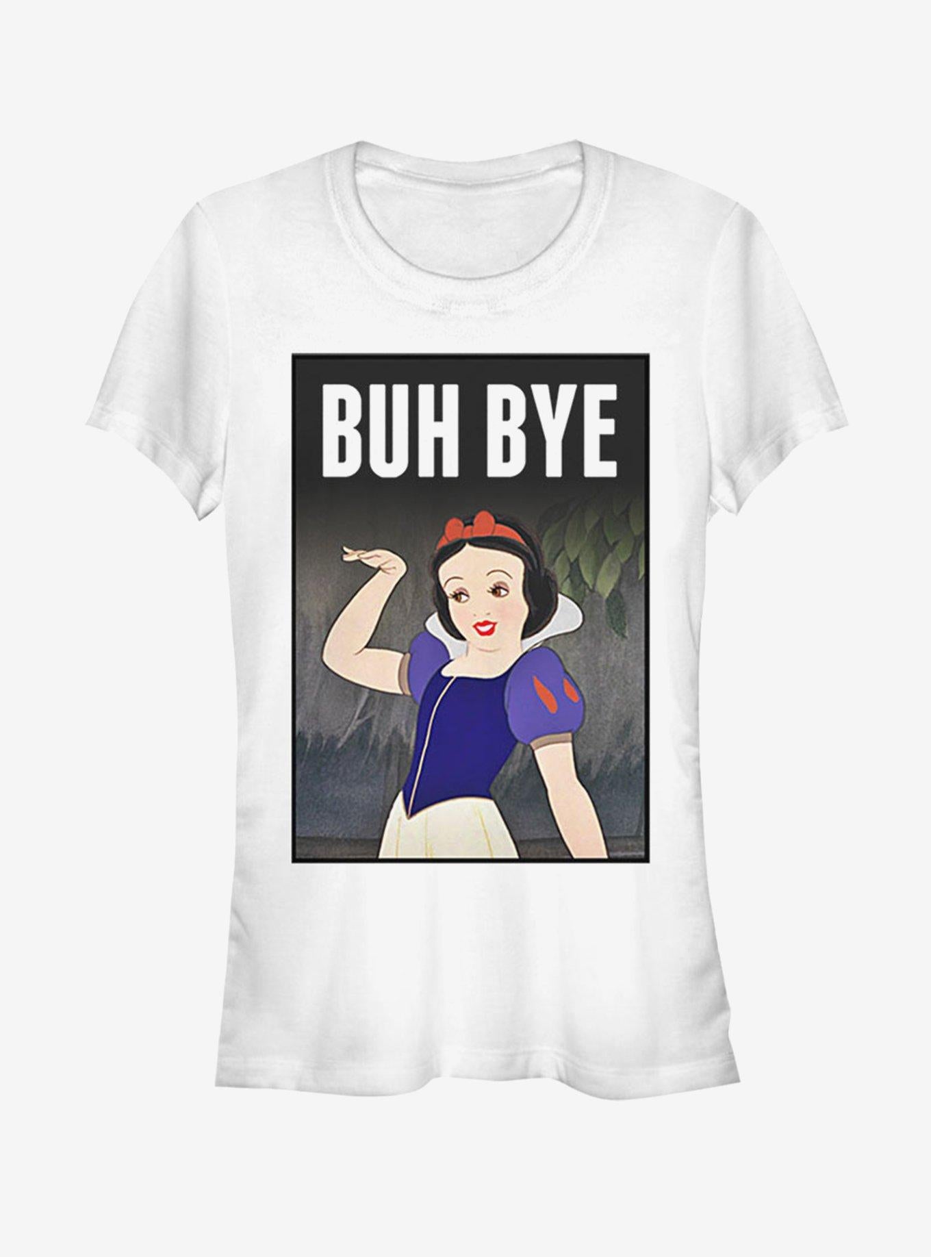 Disney Snow White And The Seven Dwarfs Buh Bye Girls T-Shirt | Trending Graphic Tee For Fans