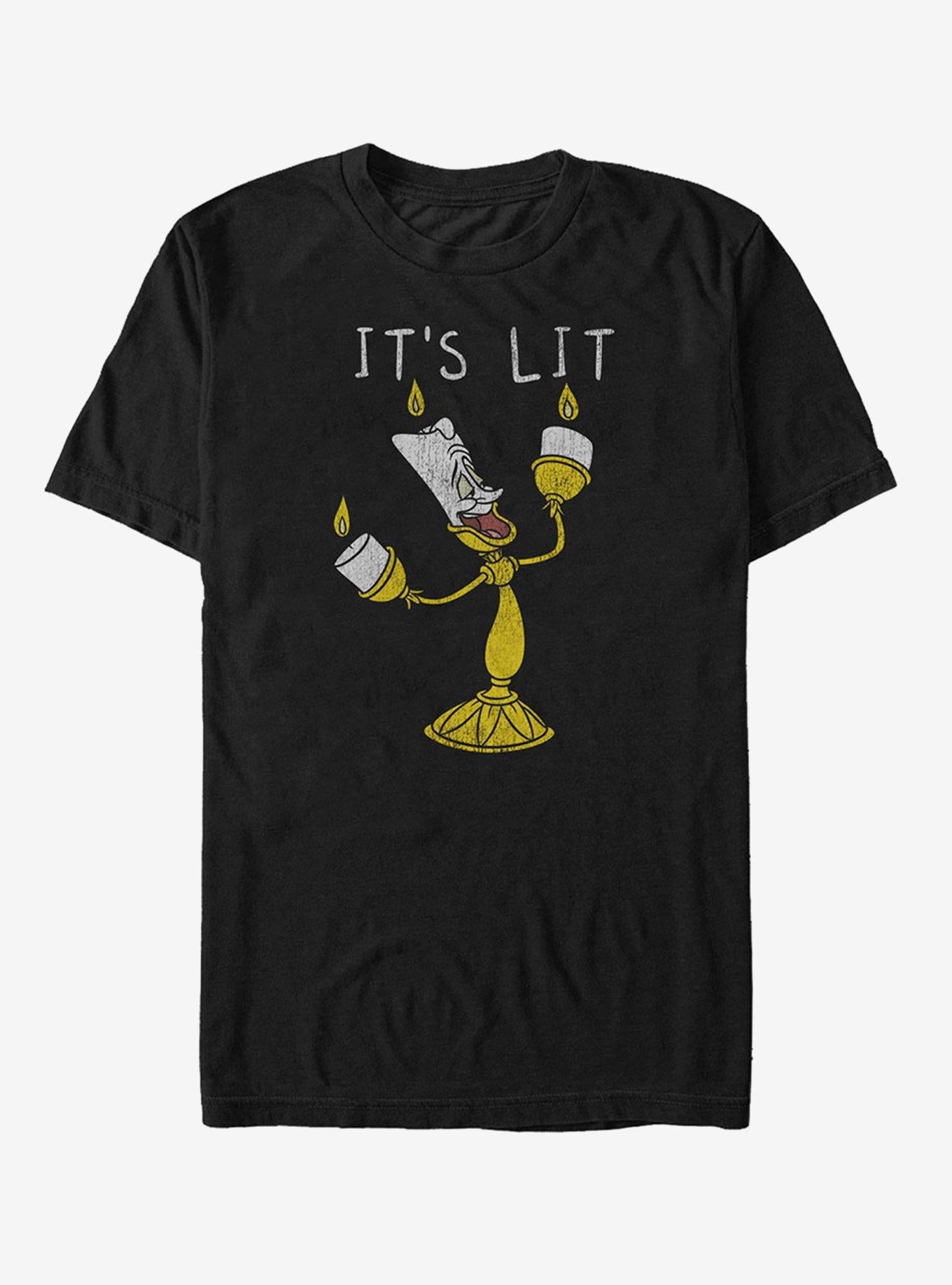 Disney Lumiere It's Lit T-Shirt | Trending Graphic Tee For Fans