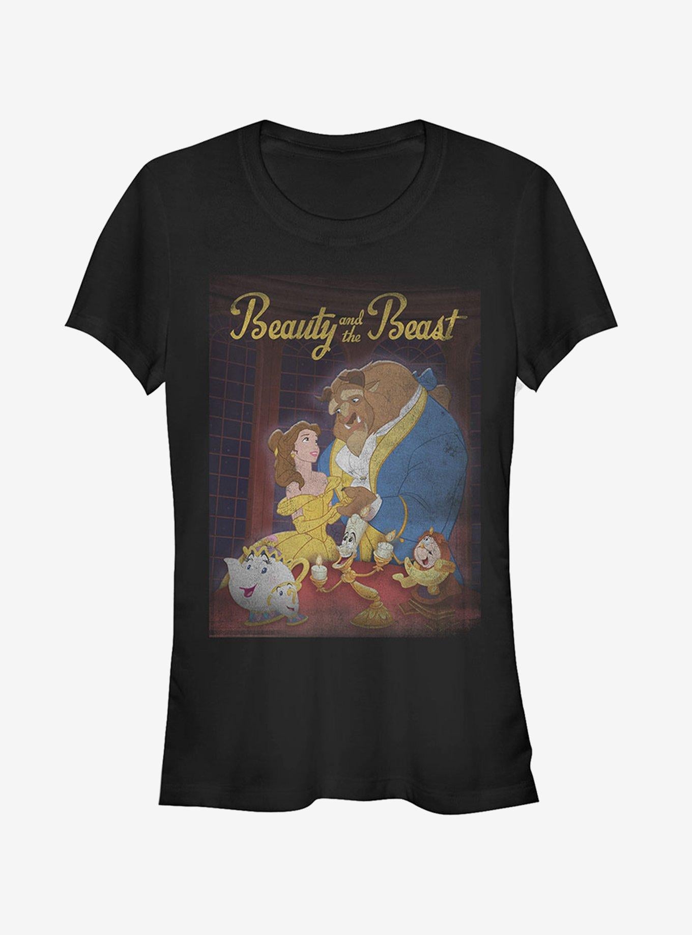 Disney Vintage Poster Girls T-Shirt | Trending Graphic Tee For Fans