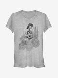 Disney Belle's Mirror Girls T-Shirt | Trending Graphic Tee For Fans