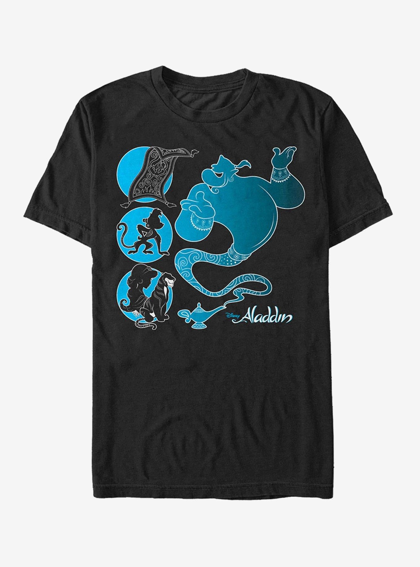 Disney Aladdin Genie and Friends T-Shirt | Trending Graphic Tee For Fans