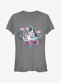 Disney Aladdin Jasmine and Rajah Chill Girls T-Shirt | Trending Graphic Tee For Fans