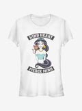 Disney Aladdin Retro Fierce Jasmine Girls T-Shirt | Trending Graphic Tee For Fans