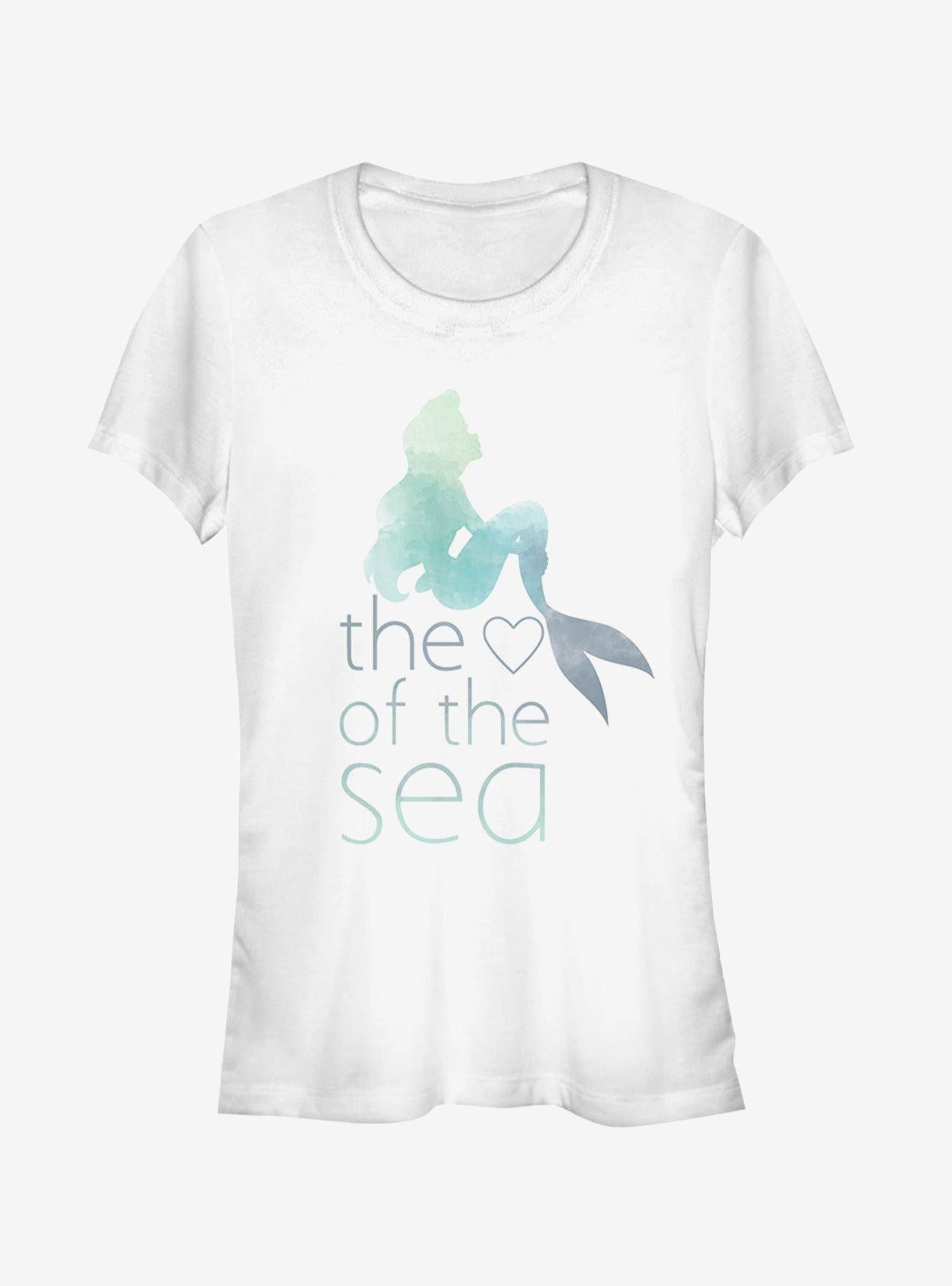 Disney Ariel Heart of Sea Girls T-Shirt | Trending Graphic Tee For Fans