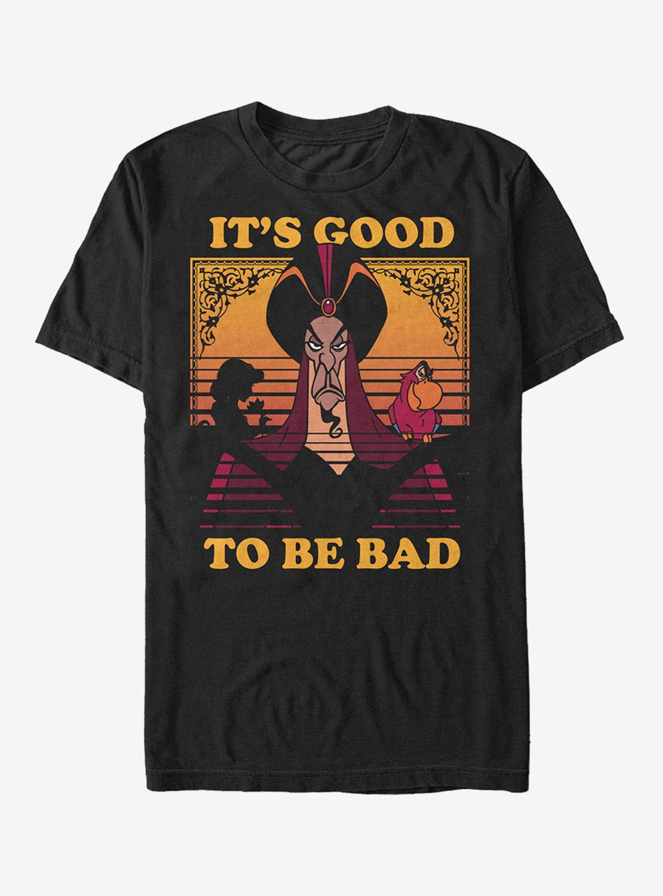 Disney Aladdin Jafar Good to Be Bad T-Shirt | Trending Graphic Tee For Fans