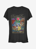Disney Glass Window Girls T-Shirt | Trending Graphic Tee For Fans