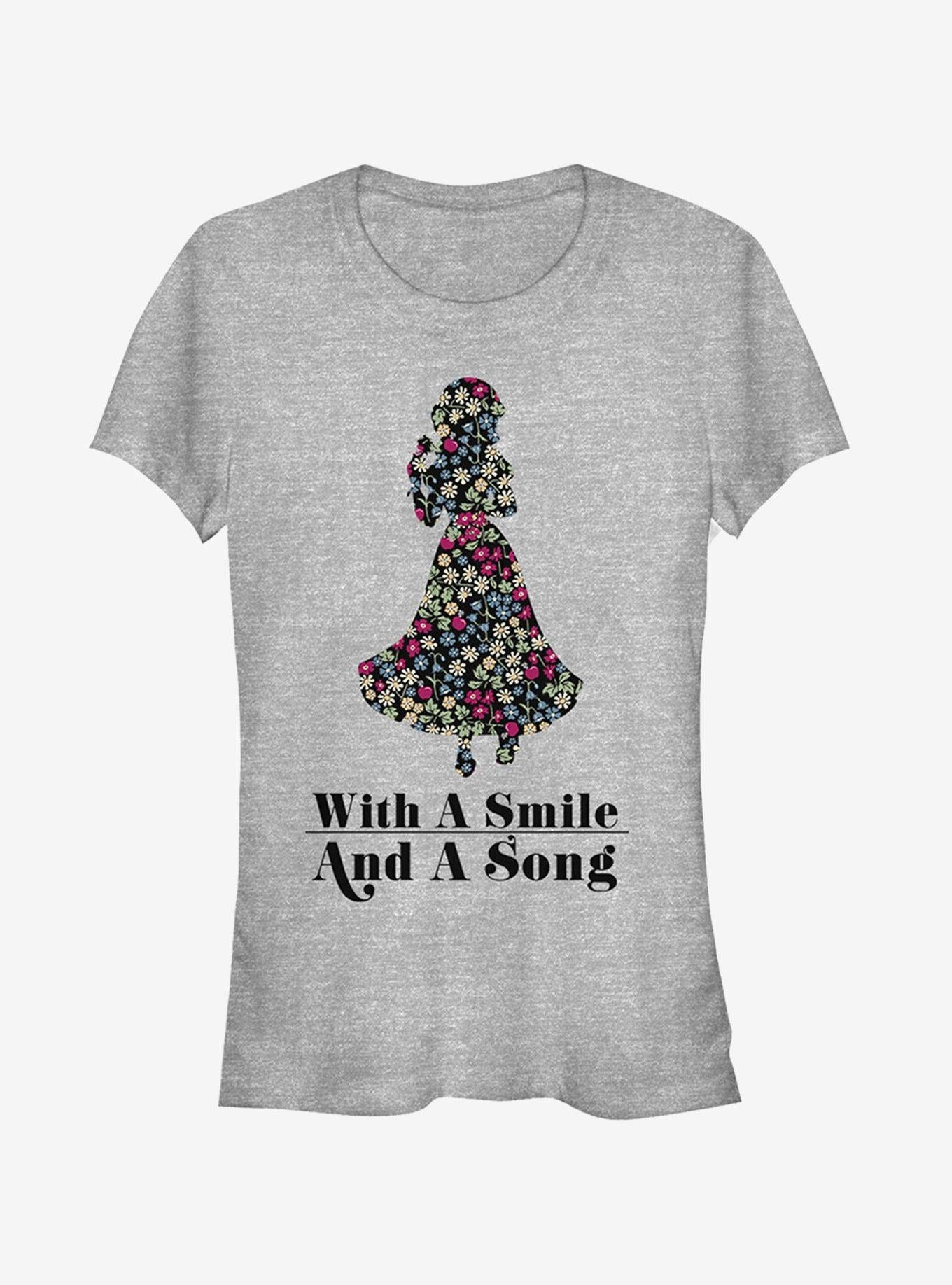 Disney With A Smile Girls T-Shirt | Trending Graphic Tee For Fans