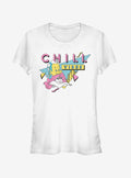 Disney Retro Chill Vibes Girls T-Shirt | Trending Graphic Tee For Fans