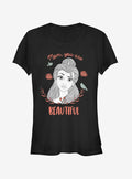 Disney Belle Beautiful Mom Girls T-Shirt | Trending Graphic Tee For Fans