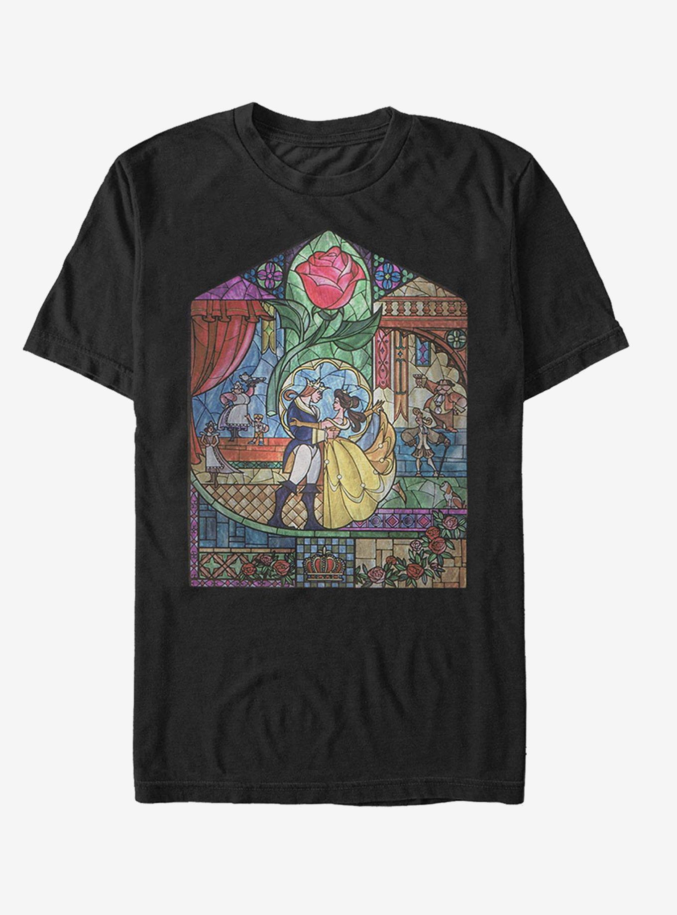 Disney Stained Glass T-Shirt | Trending Graphic Tee For Fans