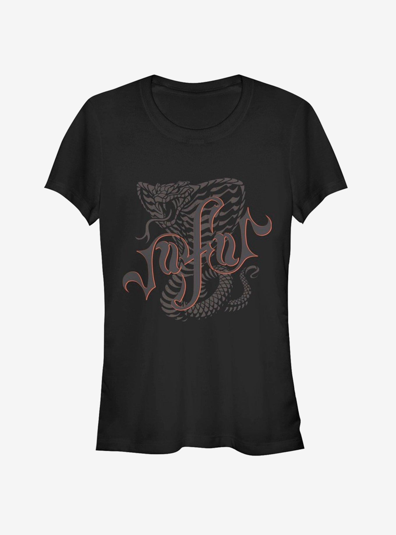Disney Aladdin 2019 Neon Jafar Girls T-Shirt | Trending Graphic Tee For Fans