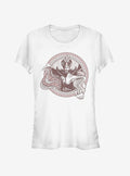 Disney Aladdin 2019 Jafar Circle Girls T-Shirt | Trending Graphic Tee For Fans