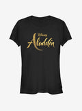Disney Aladdin 2019 Aladdin Live Action Logo Girls T-Shirt | Trending Graphic Tee For Fans