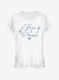 Disney Aladdin 2019 Free To Dream Girls T-Shirt | Trending Graphic Tee For Fans