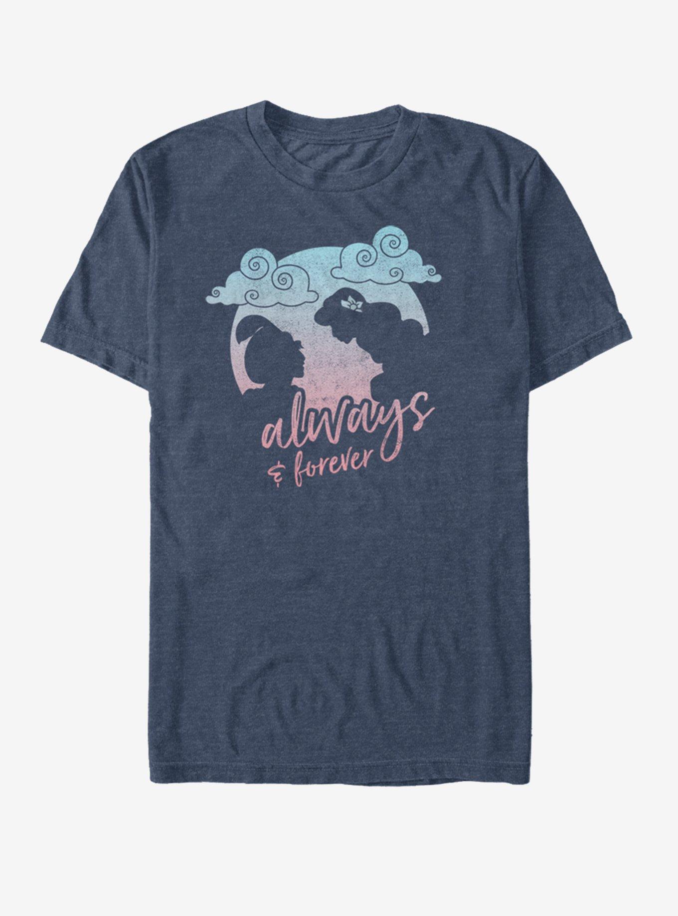 Disney Aladdin Always And Forever T-Shirt | Trending Graphic Tee For Fans