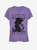 Disney Aladdin Jasmine Silo Girls T-Shirt | Trending Graphic Tee For Fans
