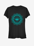 Disney Aladdin Lamp Mandala Girls T-Shirt | Trending Graphic Tee For Fans