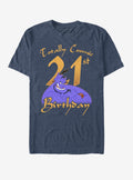 Disney Aladdin Genie Birthday 21 T-Shirt | Trending Graphic Tee For Fans