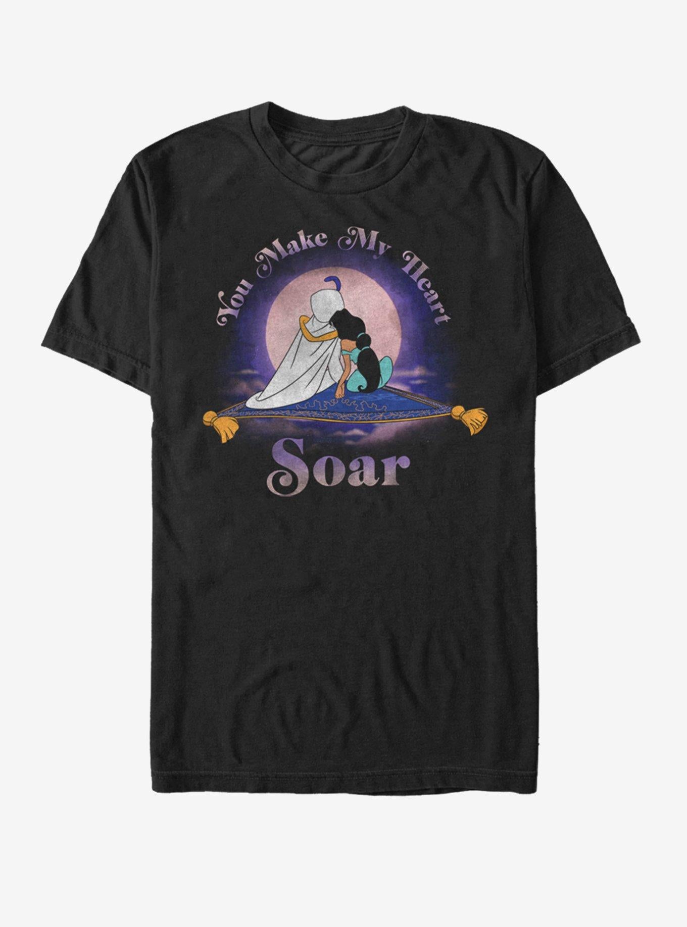 Disney Aladdin You Make My Heart Soar T-Shirt | Trending Graphic Tee For Fans