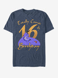 Disney Aladdin Genie Birthday 16 T-Shirt | Trending Graphic Tee For Fans