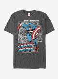 Marvel Captain America Comic Cap T-Shirt | Trending Graphic Tee For Fans