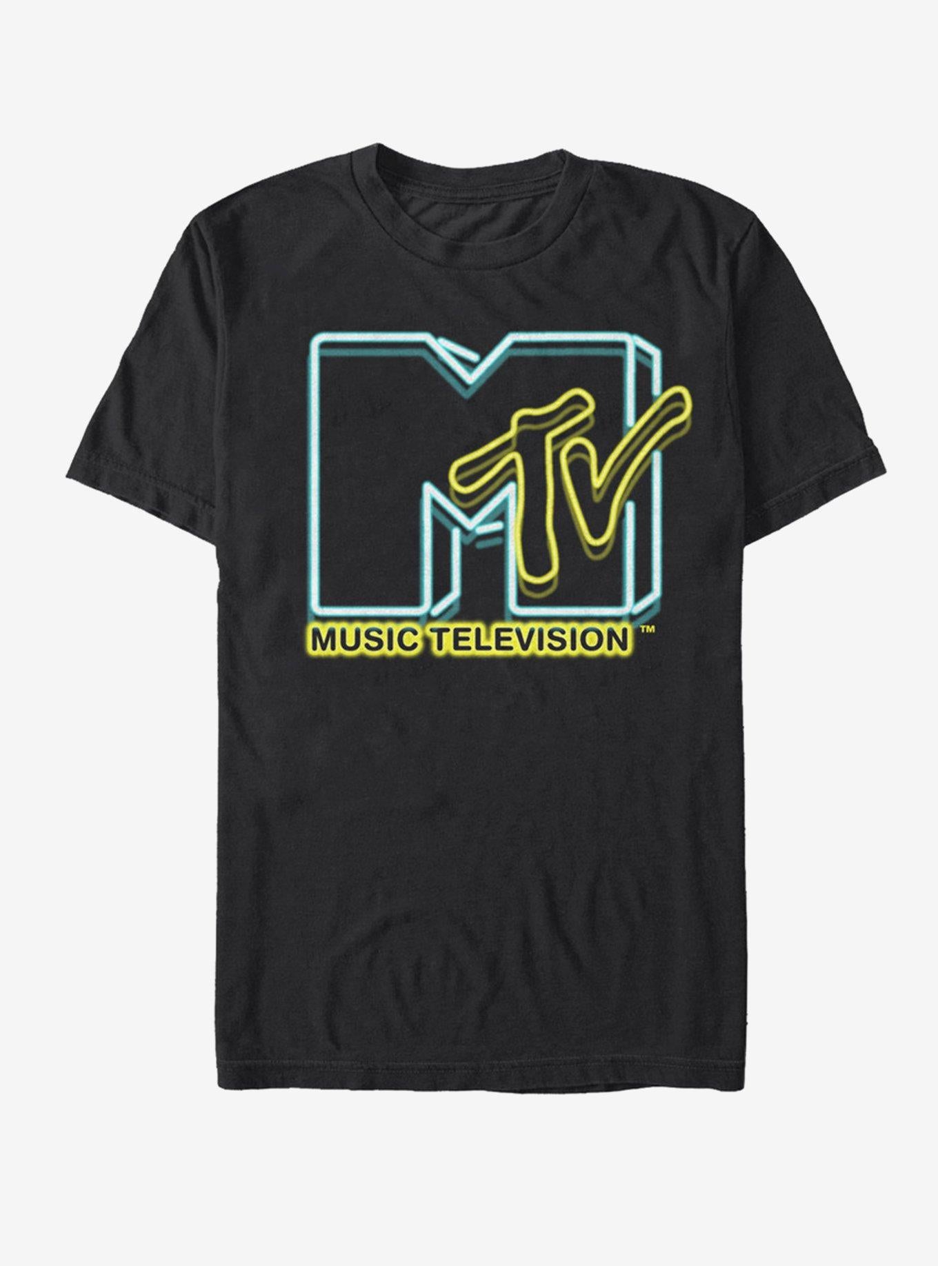 MTV Neon Lights Logo T-Shirt | Trending Graphic Tee For Fans