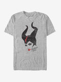 Disney Maleficent Mistress Of Evil Red Lipstick T-Shirt | Trending Graphic Tee For Fans