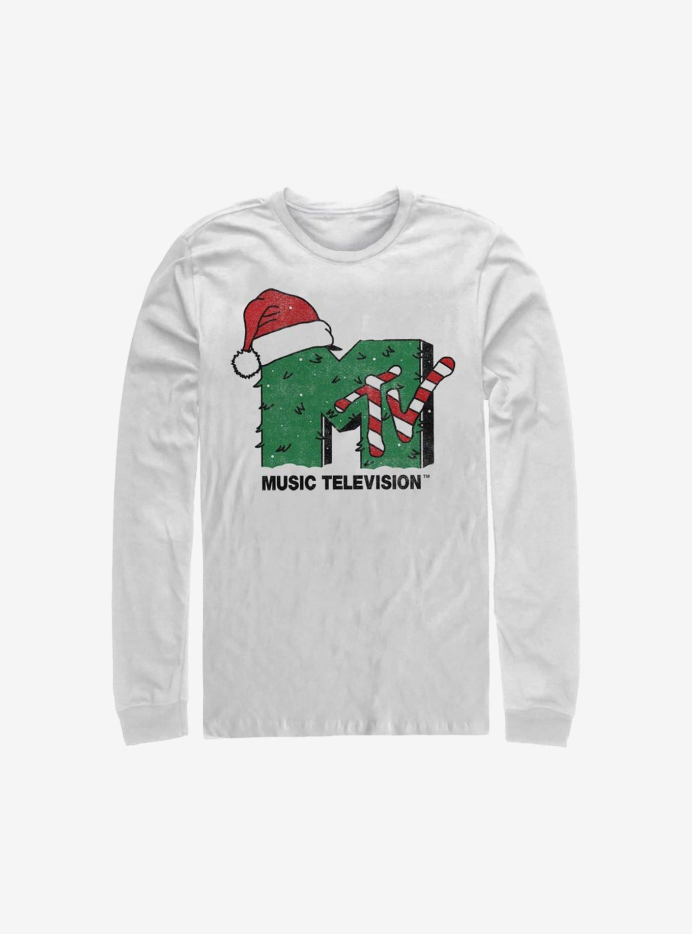 MTV Holiday Logo Long-Sleeve T-Shirt | Trending Graphic Tee For Fans