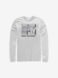 MTV Christmas Pattern Long-Sleeve T-Shirt | Trending Graphic Tee For Fans