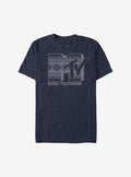 MTV Christmas Pattern Logo T-Shirt | Trending Graphic Tee For Fans