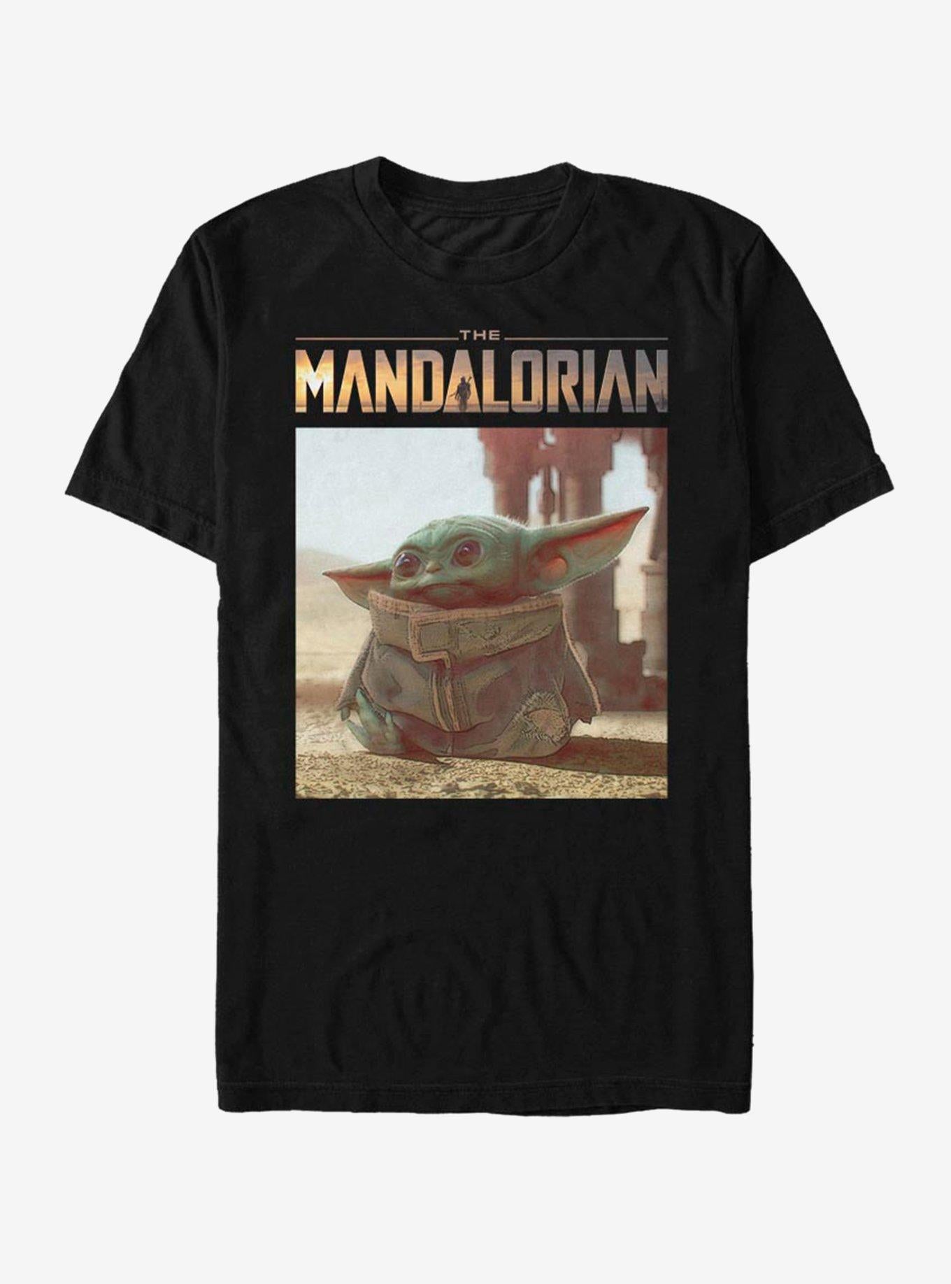 The Mandalorian Name Logo and The Child T-Shirt | Trending Graphic Tee For Fans