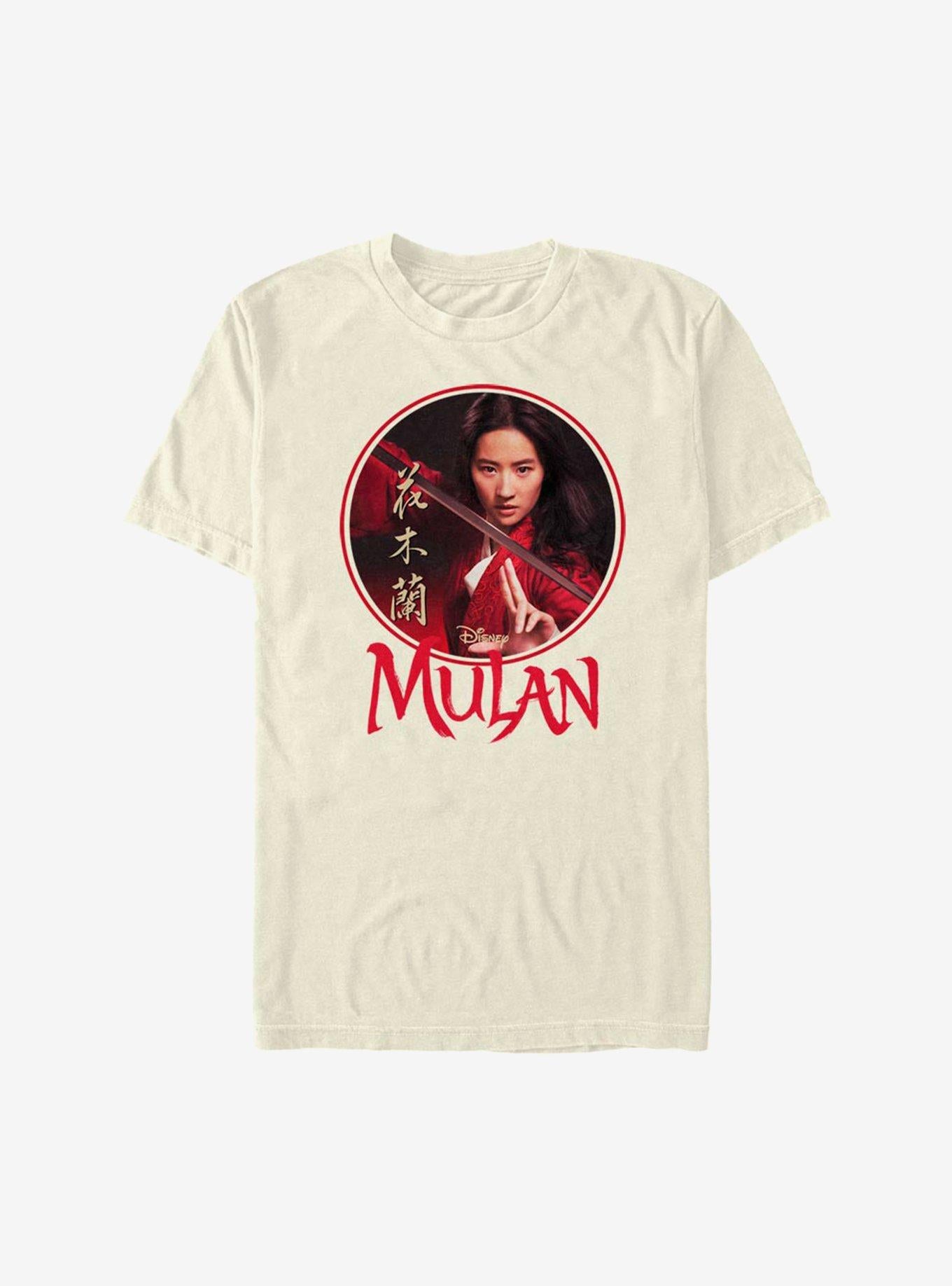 Disney Mulan Live Action Portrait Circle Frame T-Shirt | Trending Graphic Tee For Fans