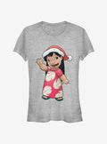 Disney Lilo & Stitch Christmas Lilo Girls T-Shirt | Trending Graphic Tee For Fans