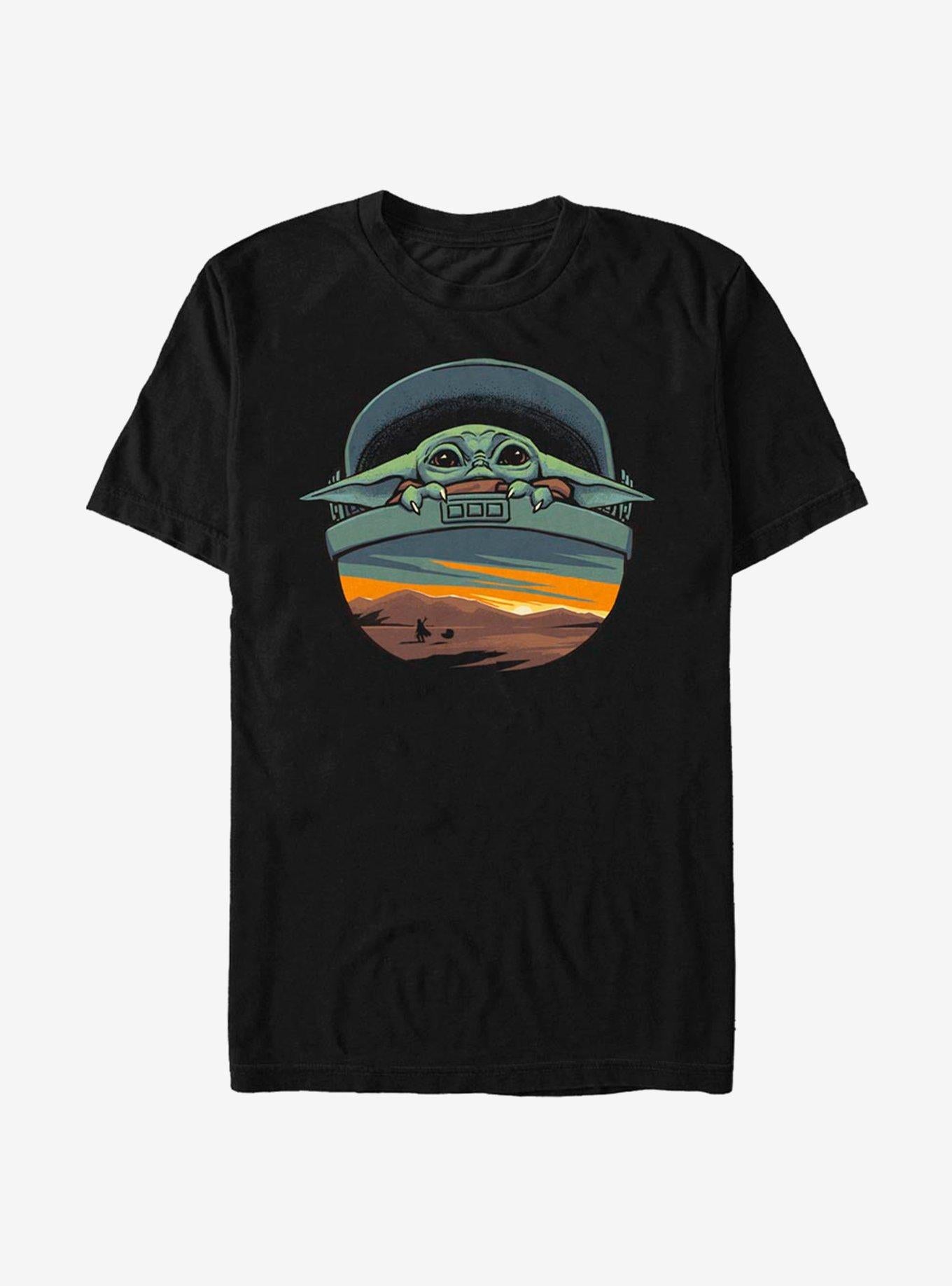 Star Wars The Mandalorian TheChild Landscape T-Shirt | Trending Graphic Tee For Fans